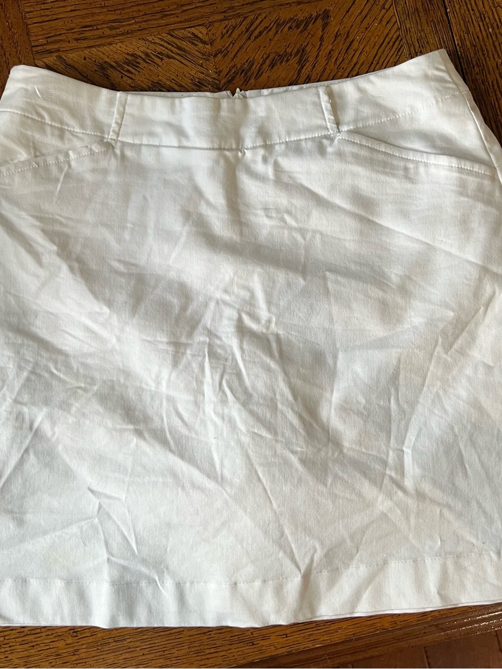 Nike Golf White Skort with Subtle Seam Accents